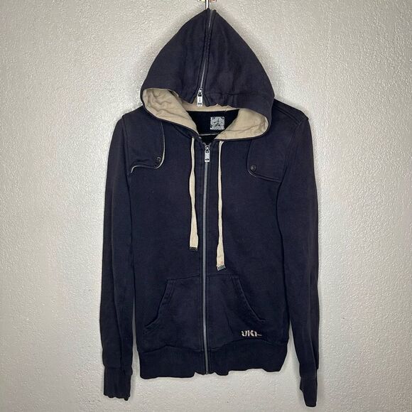 Y2K Oakley Crowl Neck Full Zip Hoodie - Picture 2 of 6